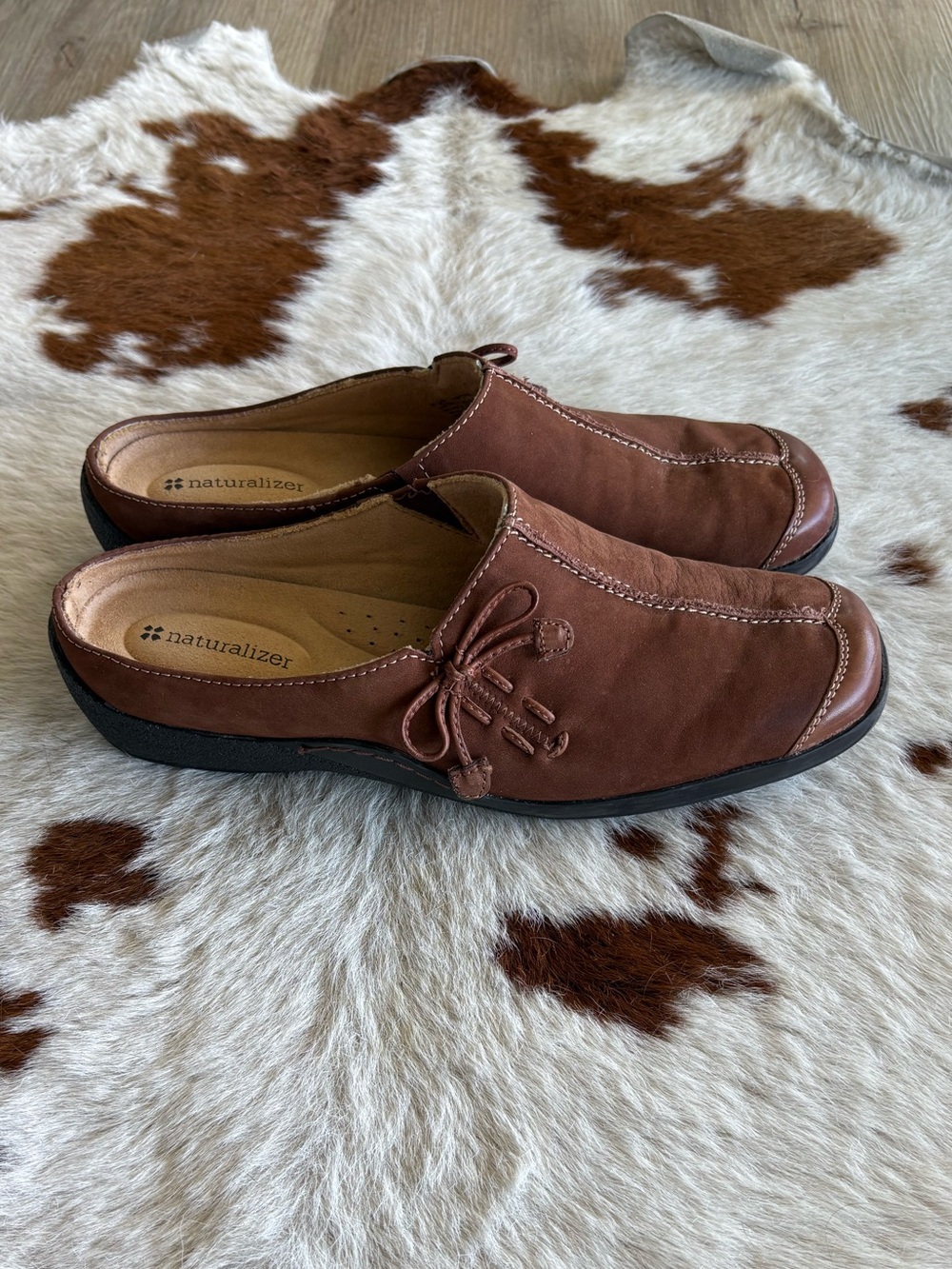 Naturalizer Suede Brown Slip-On Casual Shoe